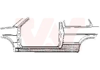Garantierte Lieferung VAN WEZEL 5812104 - Einstiegsblech