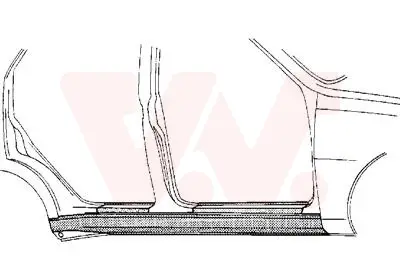 Sale VAN WEZEL 5835104 - Einstiegsblech