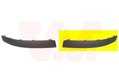 VAN WEZEL 5837581 - Zier-/Schutzleiste, Stoßfänger - ** Equipart ** Rabatt