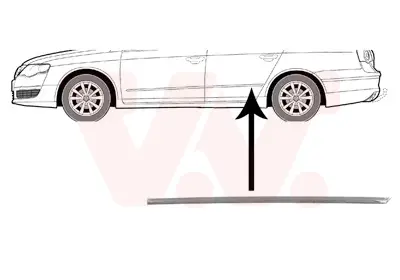 Neuheit VAN WEZEL 5839405 - Zier-/Schutzleiste, Tür