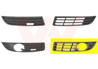 Neu Im Sortiment VAN WEZEL 5839593 - Lüftungsgitter, Stoßfänger - ** Equipart **