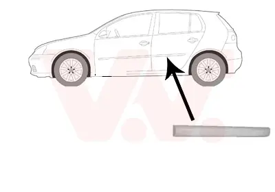Meistverkauft VAN WEZEL 5894425 - Zier-/Schutzleiste, Tür