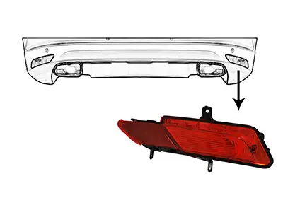 Neue Ware VAN WEZEL 5925930 - Nebelschlussleuchte