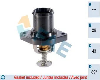 Preiswert FAE 5322989 - Thermostat, Kühlmittel