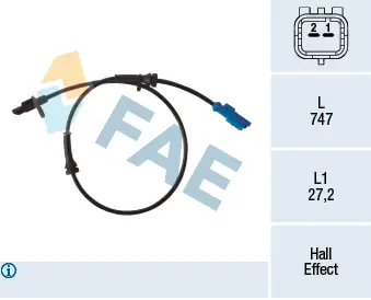 Sale FAE 78333 - Sensor, Raddrehzahl