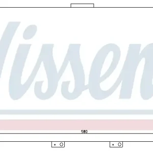 Neue Kollektion NISSENS 60038 - Kühler, Motorkühlung