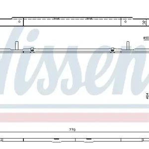 NISSENS 61025 - Kühler, Motorkühlung Günstig