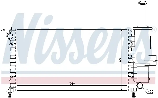 NISSENS 61764 - Kühler, Motorkühlung Nur Heute