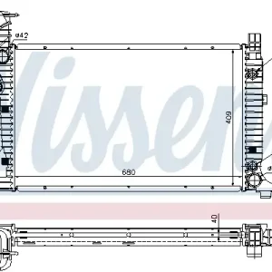 NISSENS 62597A - Kühler, Motorkühlung - ** FIRST FIT ** Nur Heute