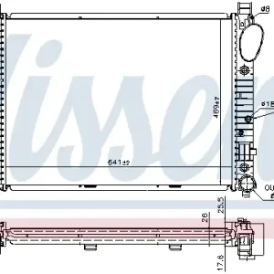 Aktuell NISSENS 62774A - Kühler, Motorkühlung - ** FIRST FIT **