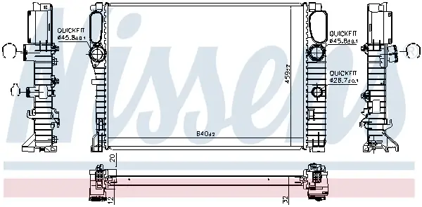 NISSENS 62797A - Kühler, Motorkühlung - ** FIRST FIT ** Online Kaufen