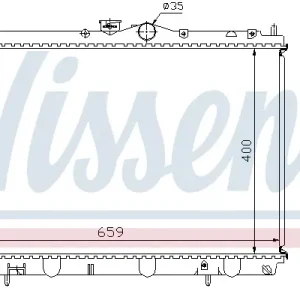 Sofort Bestellen NISSENS 62857A - Kühler, Motorkühlung - ** FIRST FIT **