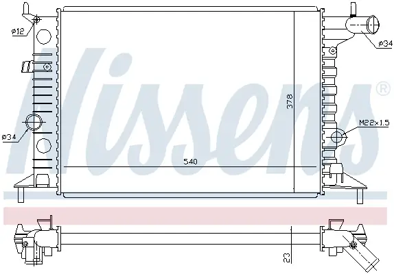 NISSENS 630681 - Kühler, Motorkühlung Online Kaufen