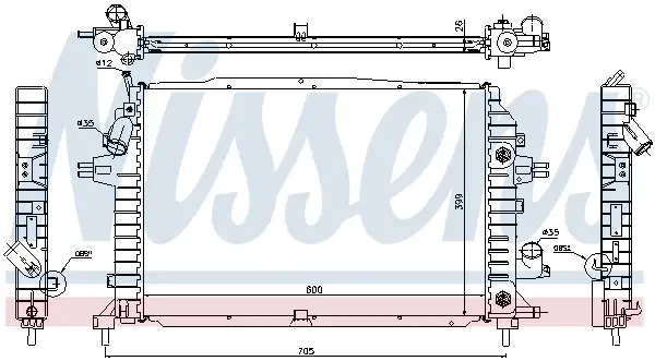 Online Kaufen NISSENS 63115A - Kühler, Motorkühlung - ** FIRST FIT **