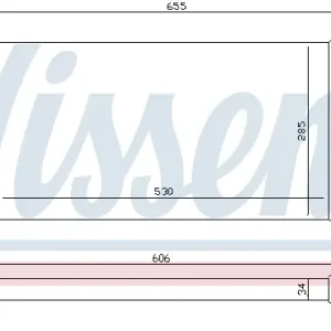 Billig NISSENS 632851 - Kühler, Motorkühlung