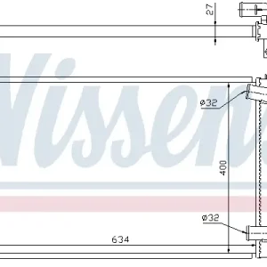 NISSENS 63701 - Kühler, Motorkühlung Echt