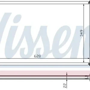 NISSENS 63918 - Kühler, Motorkühlung Preis Gesenkt