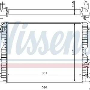 Aktuell NISSENS 64311A - Kühler, Motorkühlung - ** FIRST FIT **