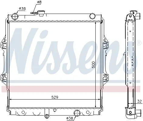 Kracherpreis NISSENS 64598A - Kühler, Motorkühlung - ** FIRST FIT **