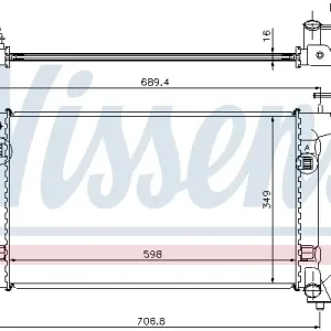 NISSENS 64646A - Kühler, Motorkühlung - ** FIRST FIT ** Bestpreis