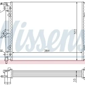 NISSENS 651711 - Kühler, Motorkühlung Sonderaktion