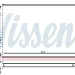 Markenware NISSENS 67322 - Kühler, Motorkühlung