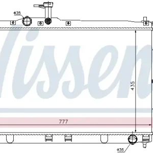 Billig NISSENS 67472 - Kühler, Motorkühlung