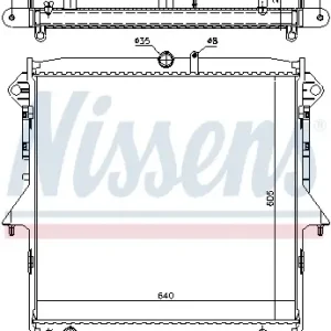 Finale Aktion NISSENS 69246 - Kühler, Motorkühlung