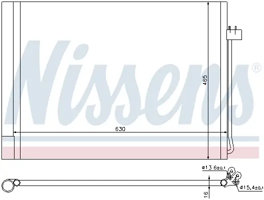 NISSENS 940058 - Kondensator, Klimaanlage - ** FIRST FIT ** Highlight