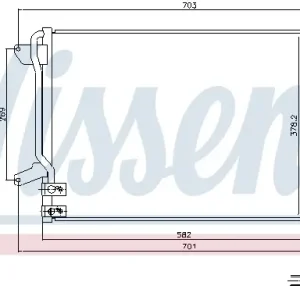 Direktkauf NISSENS 940238 - Kondensator, Klimaanlage - ** FIRST FIT **