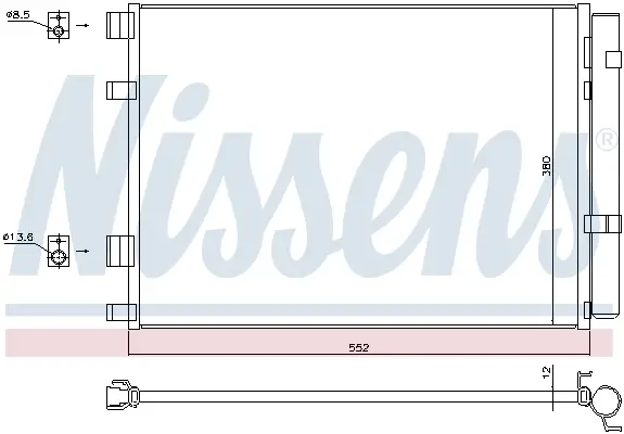 NISSENS 940426 - Kondensator, Klimaanlage Billig