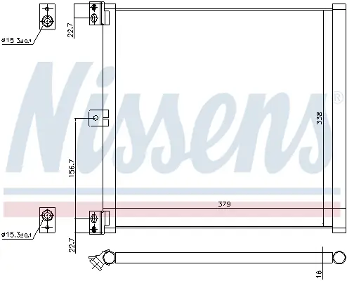 Preisreduziert NISSENS 940703 - Kondensator, Klimaanlage