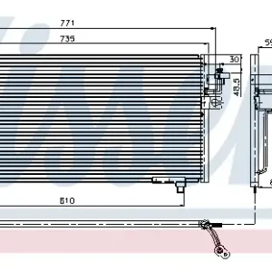 Neuheit NISSENS 94299 - Kondensator, Klimaanlage