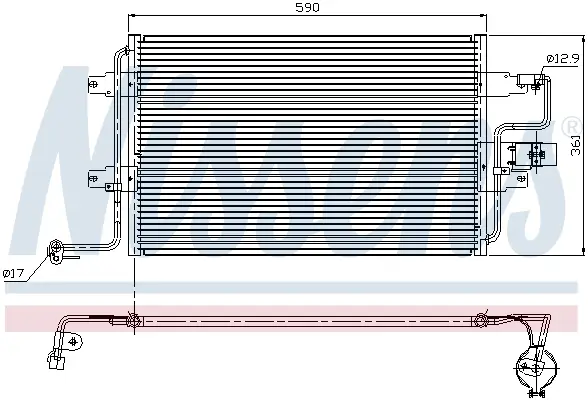 Neuheit NISSENS 94310 - Kondensator, Klimaanlage - ** FIRST FIT **