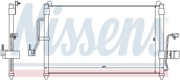 NISSENS 94454 - Kondensator, Klimaanlage Echt