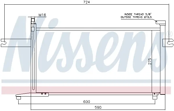 NISSENS 94498 - Kondensator, Klimaanlage Günstig