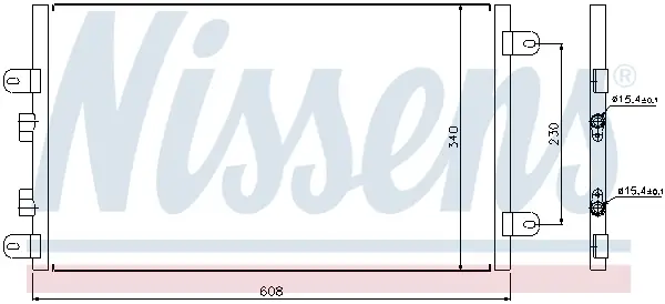NISSENS 94552 - Kondensator, Klimaanlage - ** FIRST FIT ** Mega-Angebot