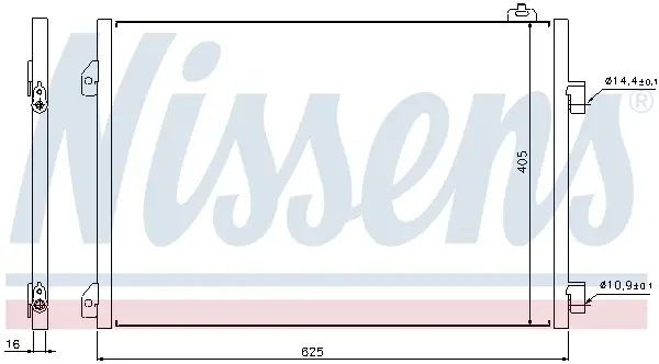 Top-Seller NISSENS 94668 - Kondensator, Klimaanlage - ** FIRST FIT **