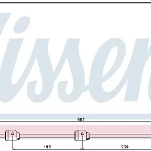 NISSENS 94767 - Kondensator, Klimaanlage - ** FIRST FIT ** Neu