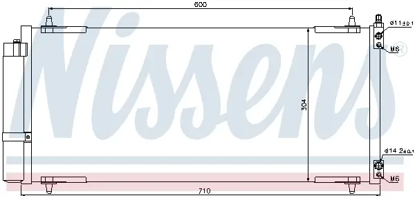 Begrenztes Angebot NISSENS 94830 - Kondensator, Klimaanlage