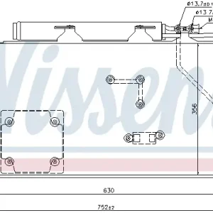 NISSENS 94857 - Kondensator, Klimaanlage - ** FIRST FIT ** Solange Der Vorrat Reicht