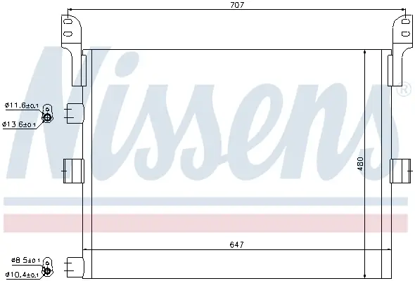 Solange Der Vorrat Reicht NISSENS 94918 - Kondensator, Klimaanlage - ** FIRST FIT **