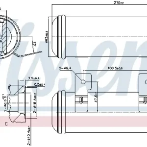 NISSENS 95057 - Trockner, Klimaanlage Knallerangebot