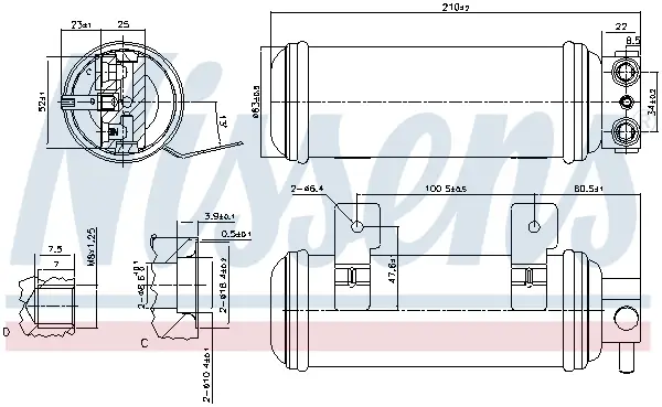 NISSENS 95057 - Trockner, Klimaanlage Knallerangebot