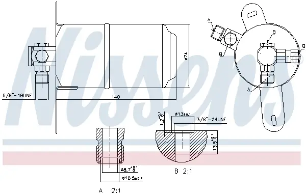 NISSENS 95184 - Trockner, Klimaanlage Bestpreis