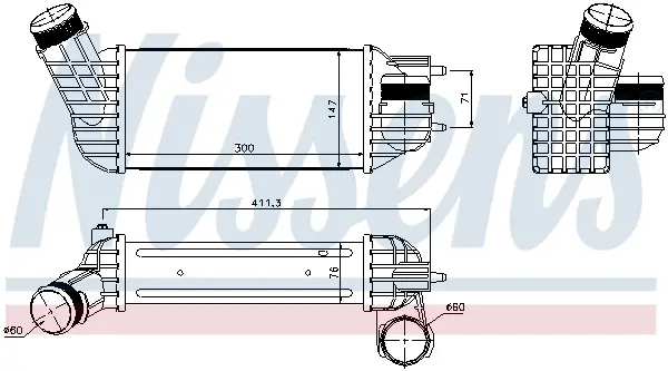 NISSENS 96512 - Ladeluftkühler - ** FIRST FIT ** Direktkauf
