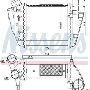 Meistverkauft NISSENS 96678 - Ladeluftkühler - ** FIRST FIT **