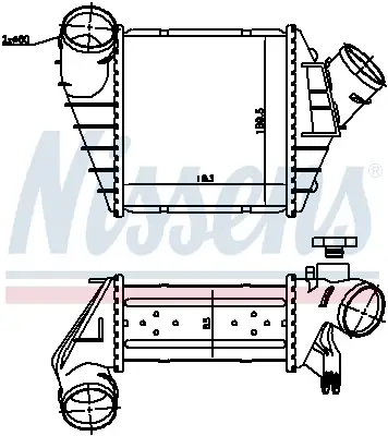 Geprüft NISSENS 96759 - Ladeluftkühler - ** FIRST FIT **