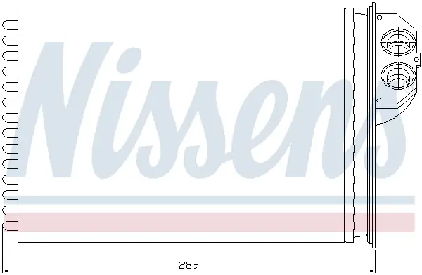 NISSENS 72943 - Wärmetauscher, Innenraumheizung Sichere Zahlung