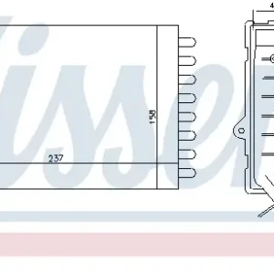 Neue Ware NISSENS 73374 - Wärmetauscher, Innenraumheizung